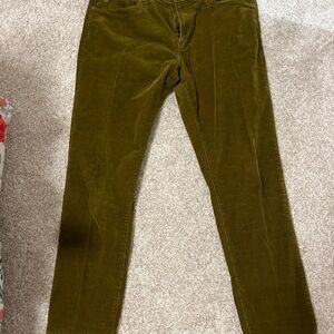 Olive Green Corduroy Pants
